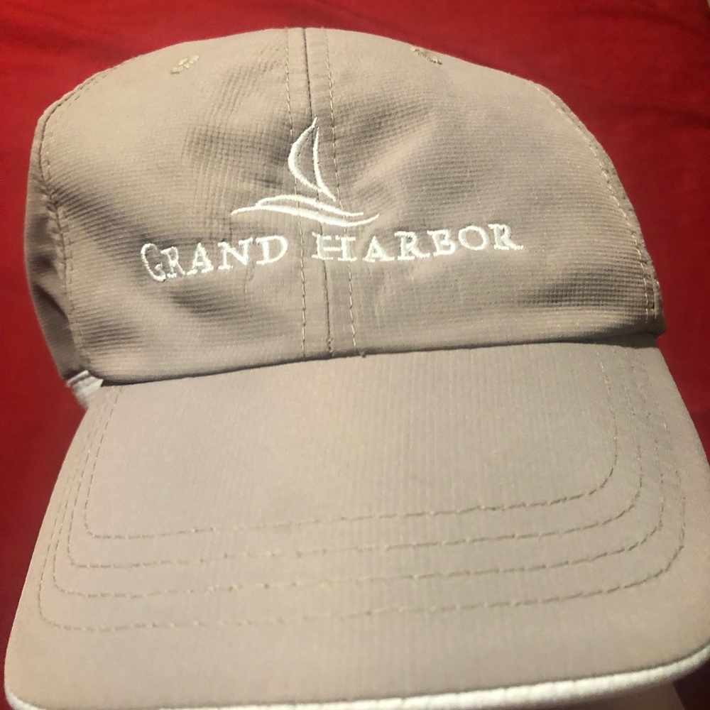 🔴Grand Harbor Authentic AHEAD Performance grayish green  cap. - Picture 2 of 9